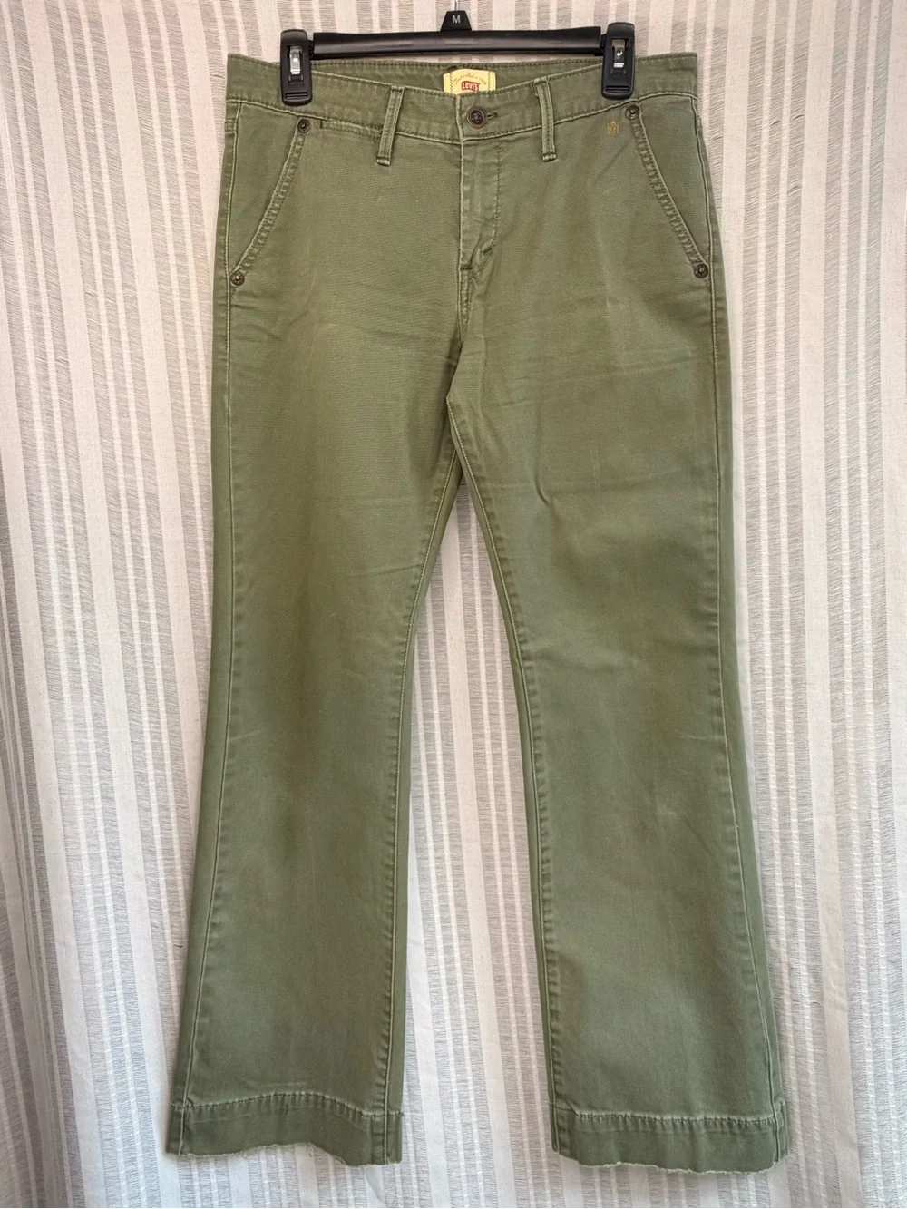 Levi’s Olive Green Tab Twills Wide Leg Pants